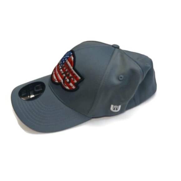 Ultra Game Men Los Angeles Lakers Hat Cap USA Flag Gray One Size Fits Most - Picture 3 of 8